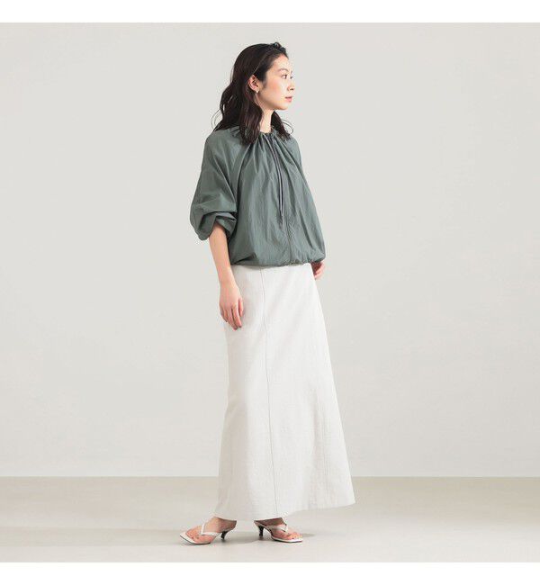 Demi-Luxe BEAMS 「AK+1 / エアリー ナイロン ブルゾン」|ブルゾン・スタジャン|