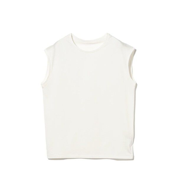 Demi-Luxe BEAMS 「コットン シルク フレンチスリーブ Tシャツ」|Tシャツ・カットソー|WHITE