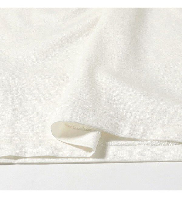 Demi-Luxe BEAMS 「コットン シルク フレンチスリーブ Tシャツ」|Tシャツ・カットソー|