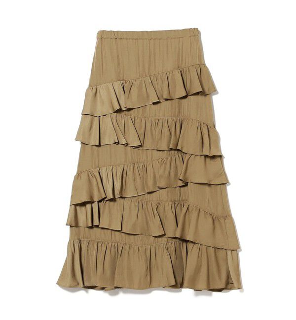 Ray BEAMS 「アシンメトリー フリル ティアード スカート（1369CL）」|スカート|
