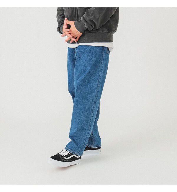 BEAMS「ワイド テーパード デニム」|デニム|