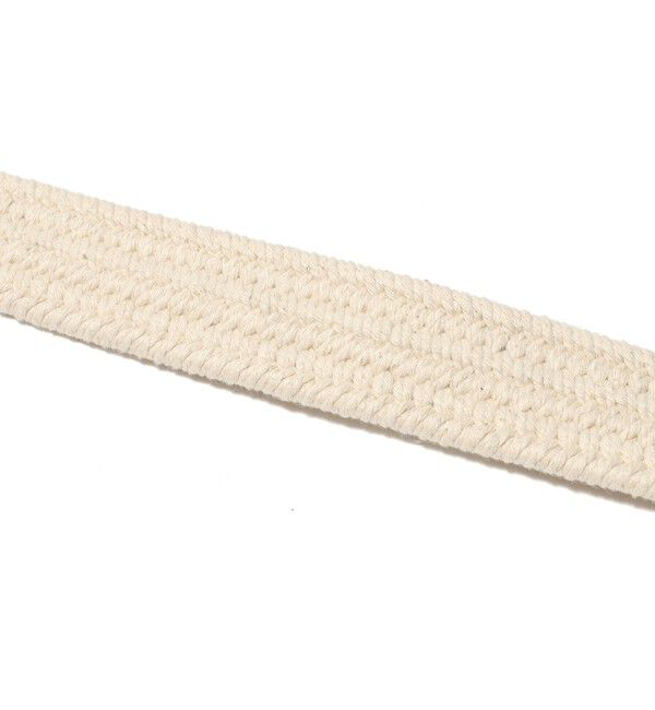 BEAMS PLUS「BEAMS PLUS / Leather Tab Cotton Belt」|ベルト|