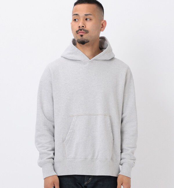 BEAMS PLUS「REMI RELIEF &times; BEAMS PLUS / 別注 スウェット プルオーバー パーカ グレー」|スウェット・ジャージ|