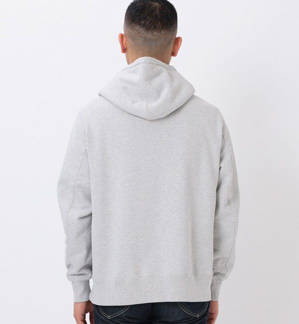 BEAMS PLUS「REMI RELIEF &times; BEAMS PLUS / 別注 スウェット プルオーバー パーカ グレー」|スウェット・ジャージ|