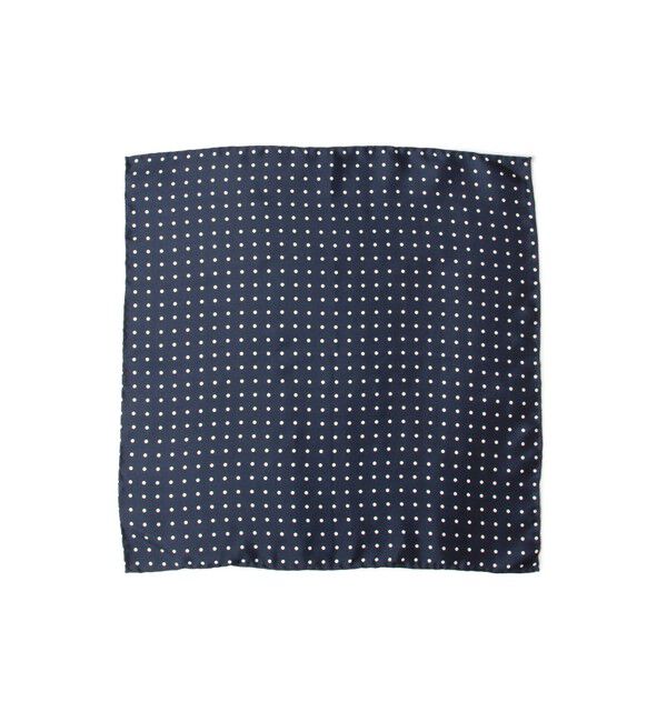 BEAMS PLUS「BEAMS PLUS / Pocket Chief Silk Dot」|ハンカチ|DOT_大