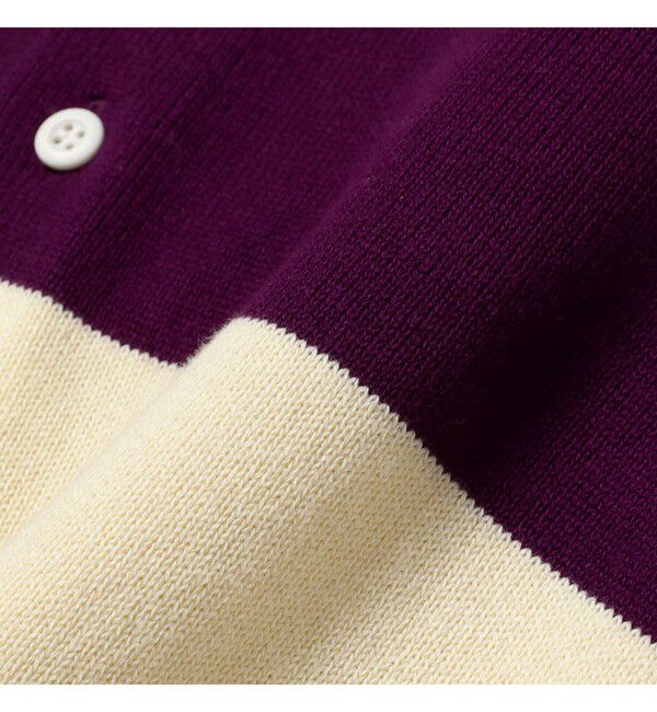 BEAMS「ワイドフィット 7ゲージ ラガー ニットポロシャツ」|ニット・セーター|