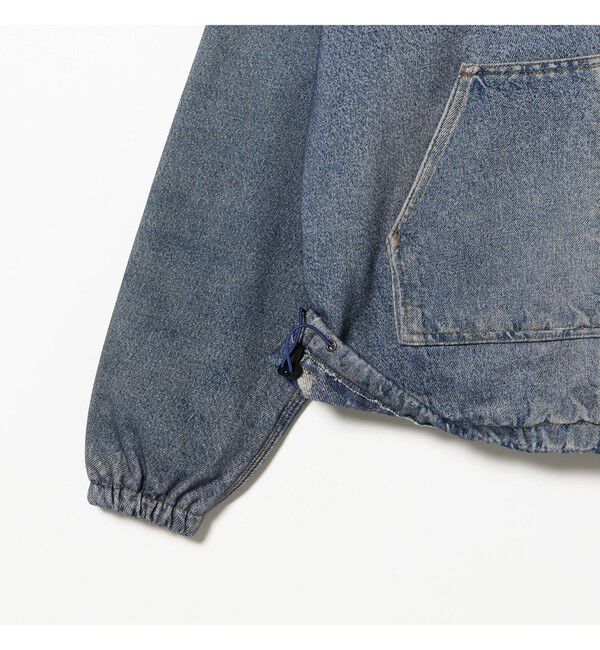 BEAMS「モック プリント フーディ」|ブルゾン・スタジャン|