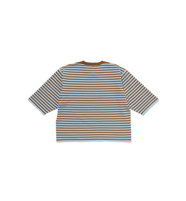BEAMS「ショート ニット Tシャツ 【ワイドショートフィット】」|ニット・セーター|