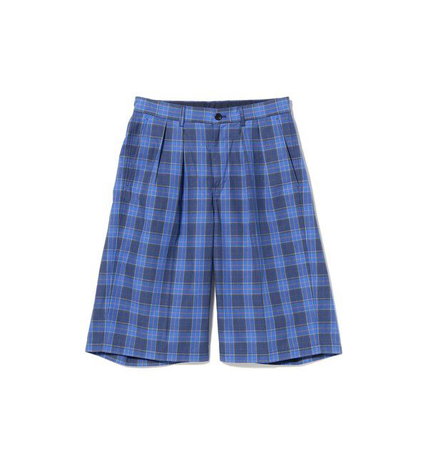 BEAMS「タータンチェック ショートパンツ【ワイドストレートフィット】」|その他|