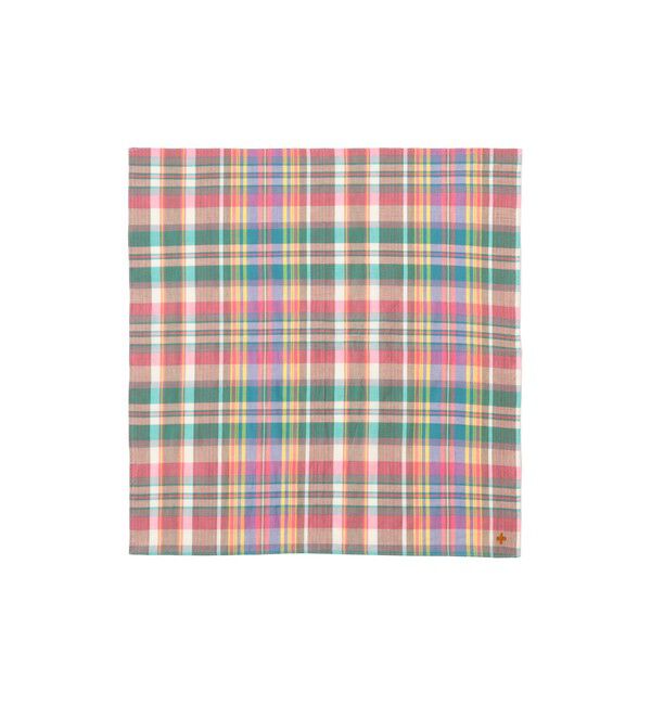 BEAMS PLUS「Handkerchief Madras」|バンダナ・スカーフ|PINK