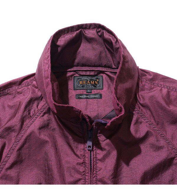 BEAMS PLUS「MIL Athletic Jacket Nylon Rip stop Pigment Dye」|ブルゾン・スタジャン|