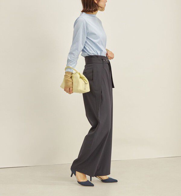 SHIPS for women「Paulo Oliveira ベルト タック パンツ ◇」|その他|