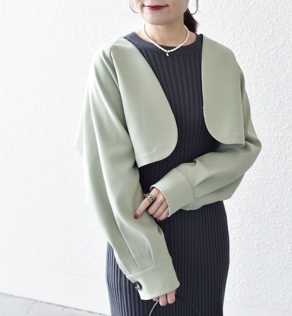 SHIPS for women「*〈手洗い可能〉3WAY（ジレ・ボレロ）スプリングコート ◇」|その他|