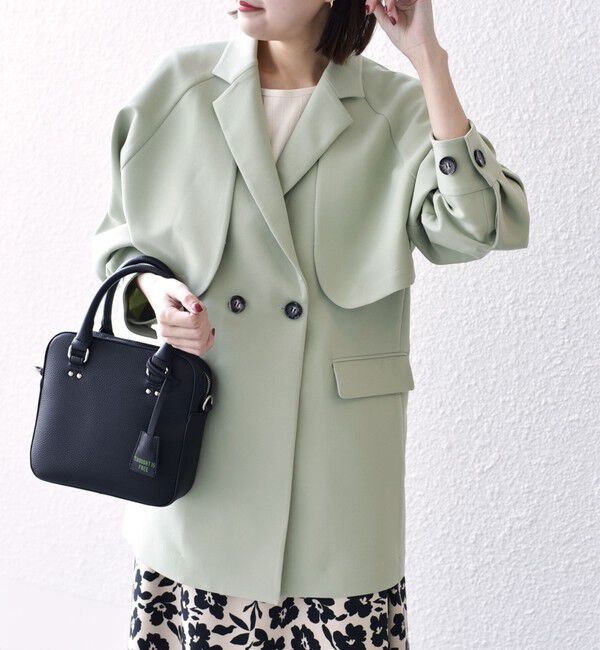 SHIPS for women「*〈手洗い可能〉3WAY（ジレ・ボレロ）スプリングコート ◇」|その他|