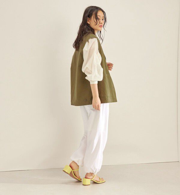 SHIPS for women「Odub:〈洗濯機可能〉ミリタリー ジレ◇」|ベスト・ジレ|