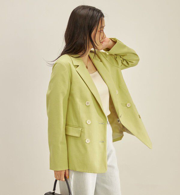 SHIPS for women「コットン リネン オックス ダブル ジャケット」|その他|