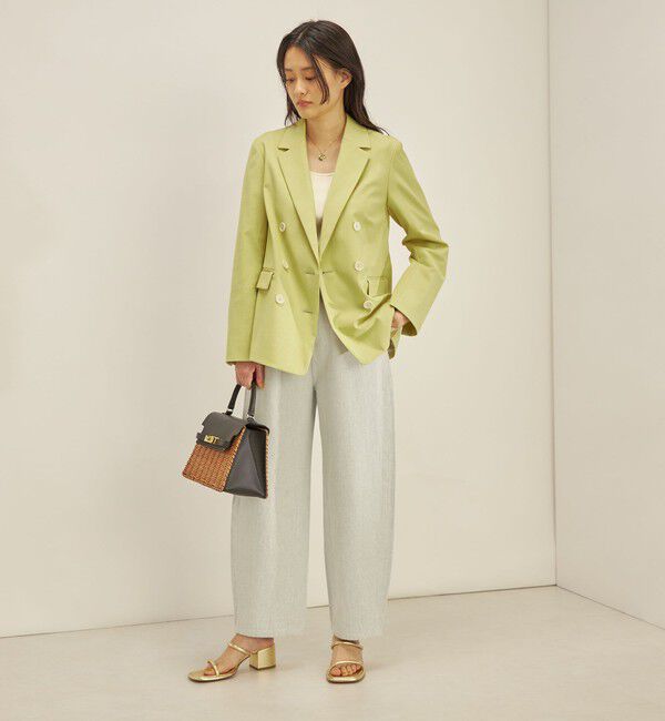 SHIPS for women「コットン リネン オックス ダブル ジャケット」|その他|