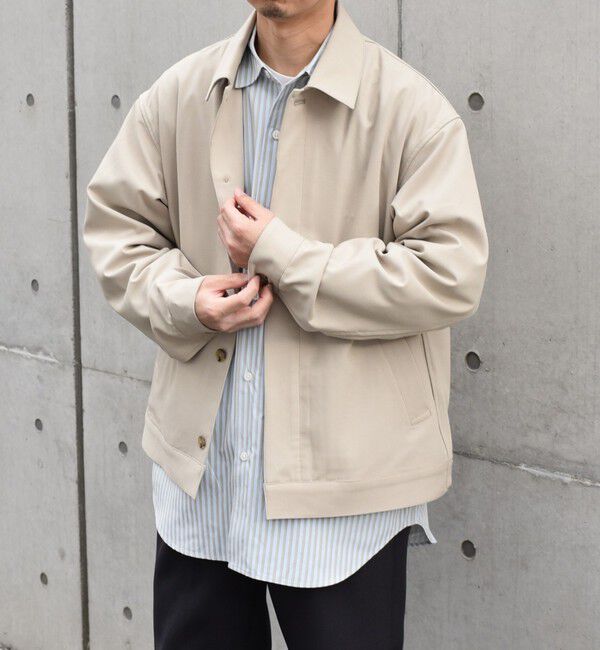 SHIPS any「SHIPS any: 〈手洗い可能〉 ショート ブルゾン 24FW◇」|ブルゾン・スタジャン|