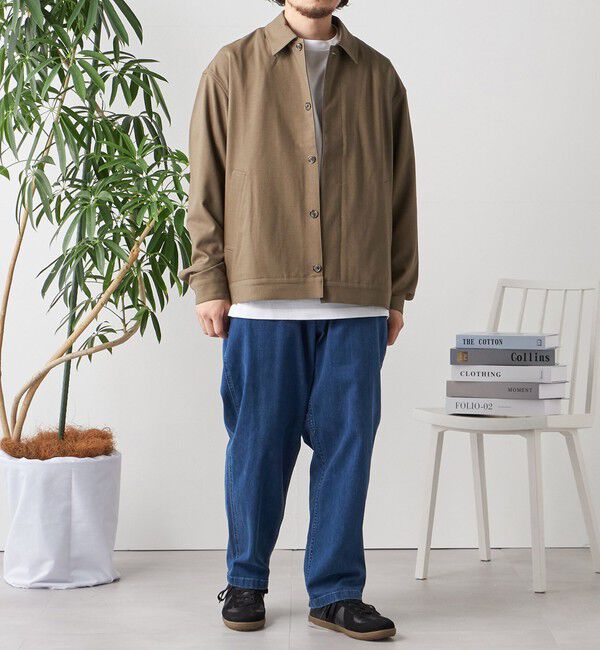 SHIPS any「SHIPS any: 〈手洗い可能〉 ショート ブルゾン 24FW◇」|ブルゾン・スタジャン|