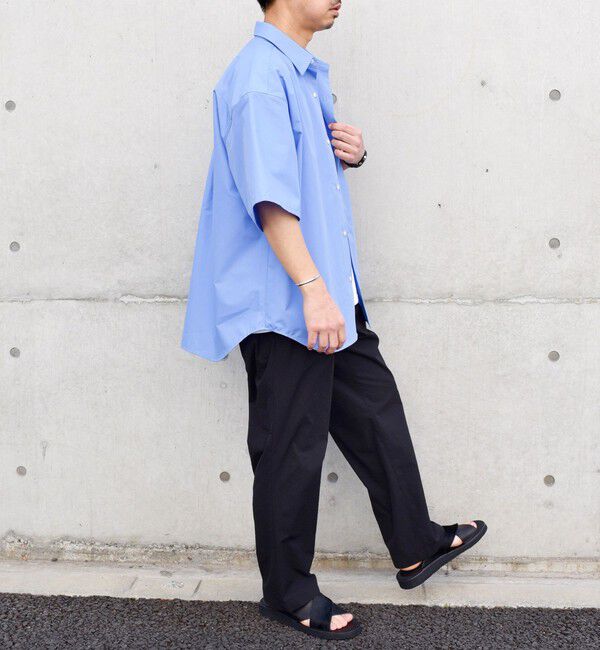 SHIPS any「SHIPS any: 〈撥水・軽量〉SOLOTEX(R) シアサッカー セミワイド イージーパンツ◆」|チノ|