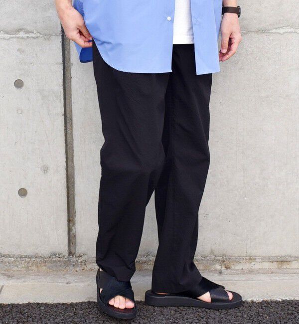 SHIPS any「SHIPS any: 〈撥水・軽量〉SOLOTEX(R) シアサッカー セミワイド イージーパンツ◆」|チノ|