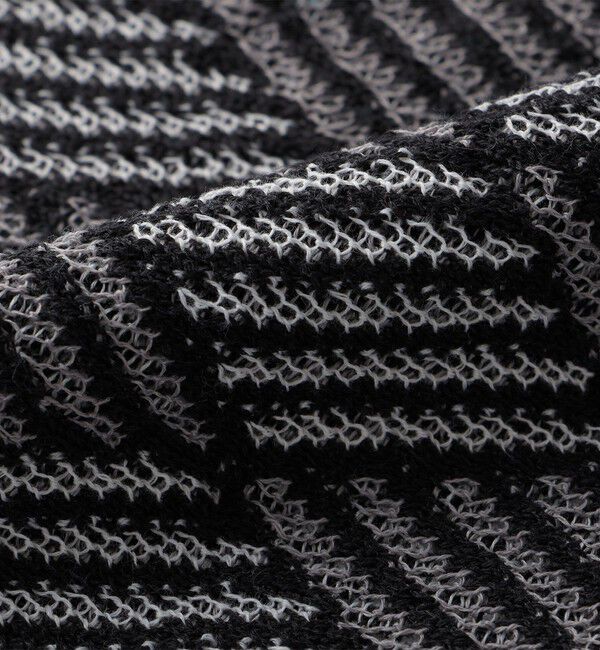 SHIPS「SHIPS: 〈手洗い可能〉ジオメトリック ジャカード カーディガン」|カーディガン|