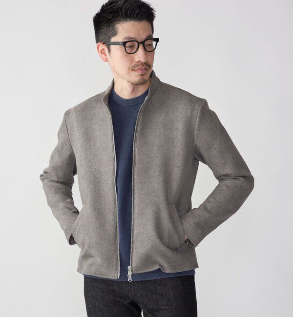 SHIPS「SHIPS: ポリエステル フェイクスエード シングル ライダース」|その他|