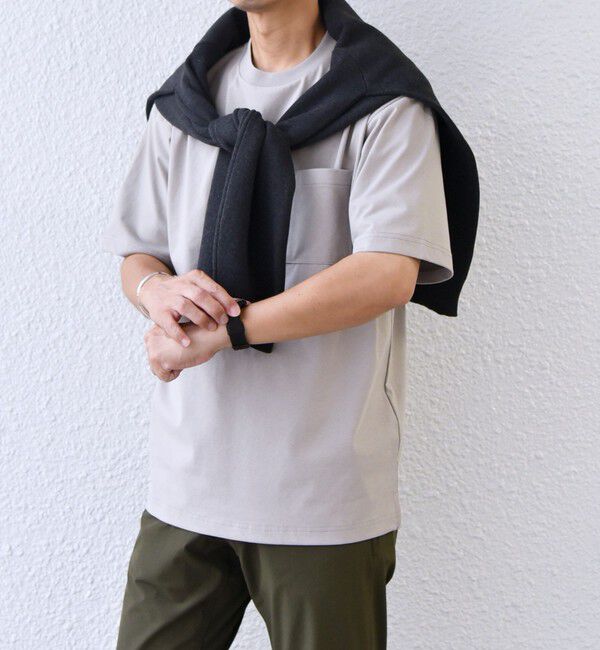 SHIPS any「SHIPS any:〈接触冷感/遮熱/UVカット機能等〉サマーファンクション ポケット Tシャツ 26SS◇」|Tシャツ・カットソー|