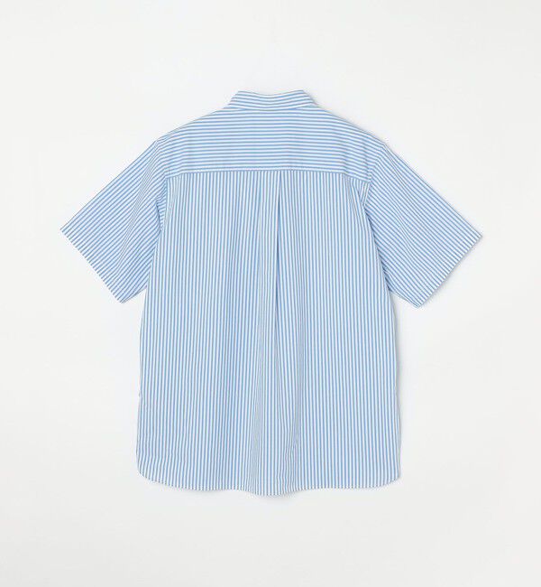 SHIPS any「SHIPS any: ブルーパレット ストライプ / ハケメ リラックス レギュラーカラー シャツ◇」|シャツ・ブラウス|