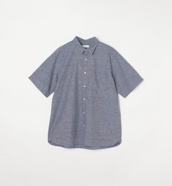 SHIPS any「SHIPS any: ブルーパレット ストライプ / ハケメ リラックス レギュラーカラー シャツ◇」|シャツ・ブラウス|