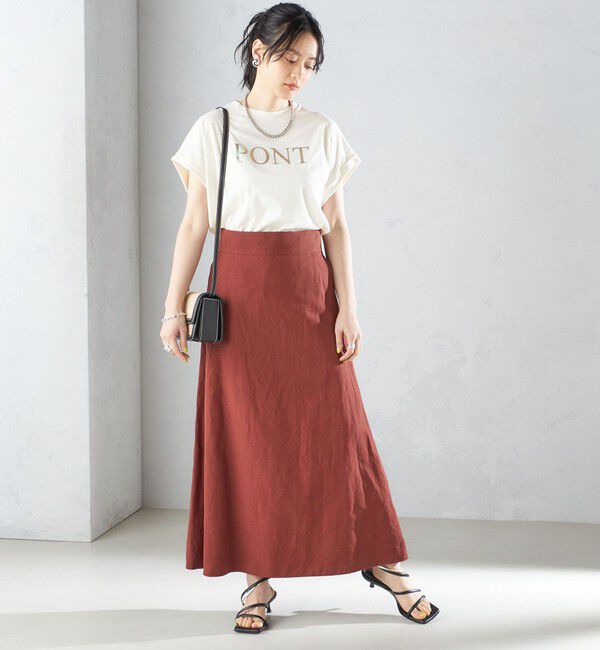 SHIPS for women「〈手洗い可能〉麻混 フレア マキシ スカート 」|スカート|