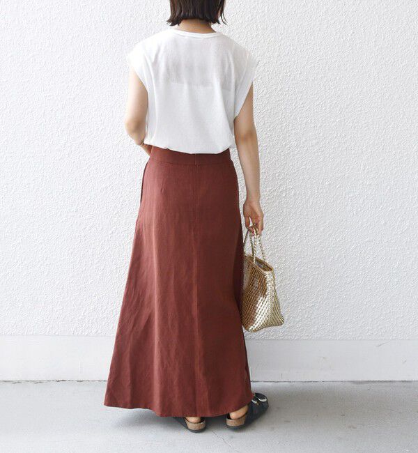 SHIPS for women「〈手洗い可能〉麻混 フレア マキシ スカート 」|スカート|