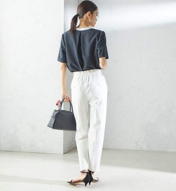 SHIPS for women「〈手洗い可能／UVカット〉ドライ オックス テーパード パンツ」|その他|