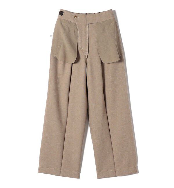 SHIPS for women「〈手洗い可能〉シャーク ツイード タック パンツ」|その他|