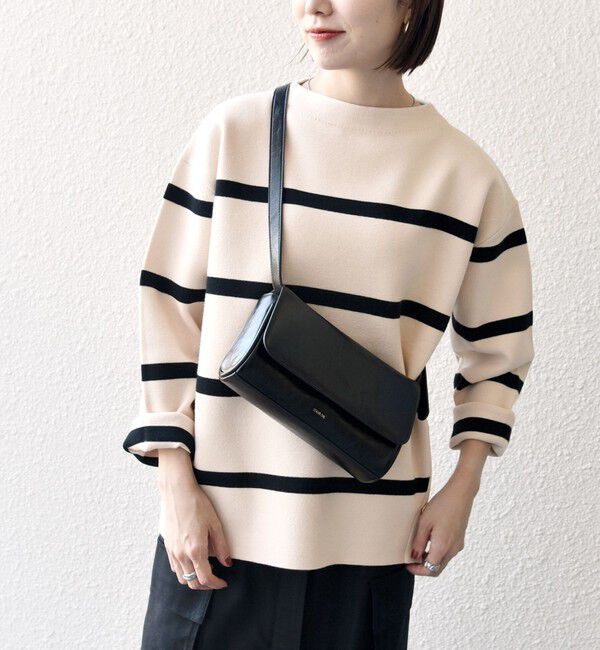 SHIPS any「SHIPS any:〈手洗い可能〉ミラノリブ スタンドカラー ニット プルオーバー」|ニット・セーター|