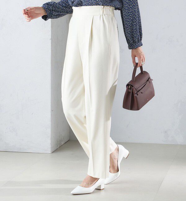 SHIPS for women「〈手洗い可能〉両面起毛 ストレート パンツ」|その他|