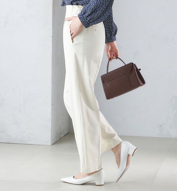 SHIPS for women「〈手洗い可能〉両面起毛 ストレート パンツ」|その他|