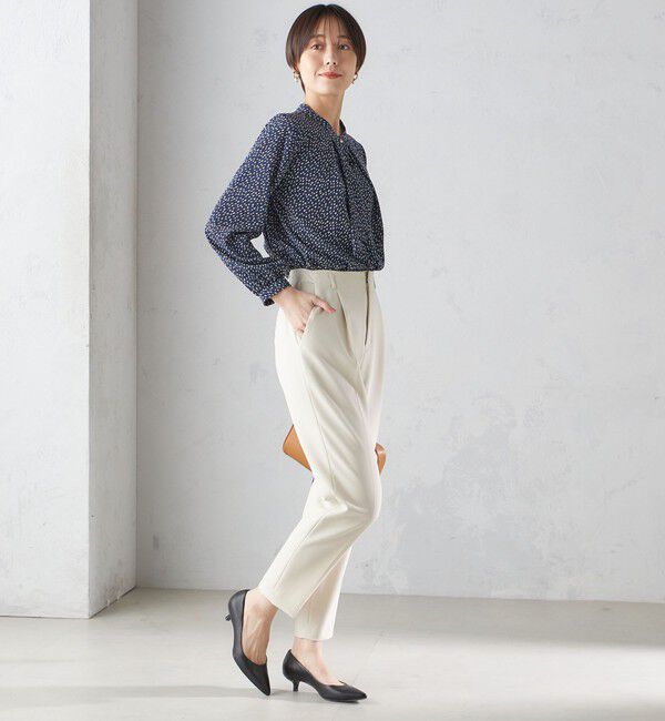 SHIPS for women「〈手洗い可能〉タック テーパード パンツ（セットアップ対応）」|その他|
