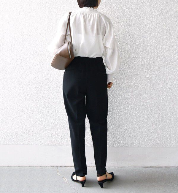SHIPS for women「〈手洗い可能〉タック テーパード パンツ（セットアップ対応）」|その他|