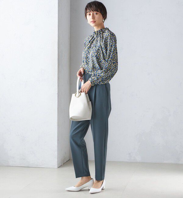 SHIPS for women「〈手洗い可能〉タック テーパード パンツ（セットアップ対応）」|その他|