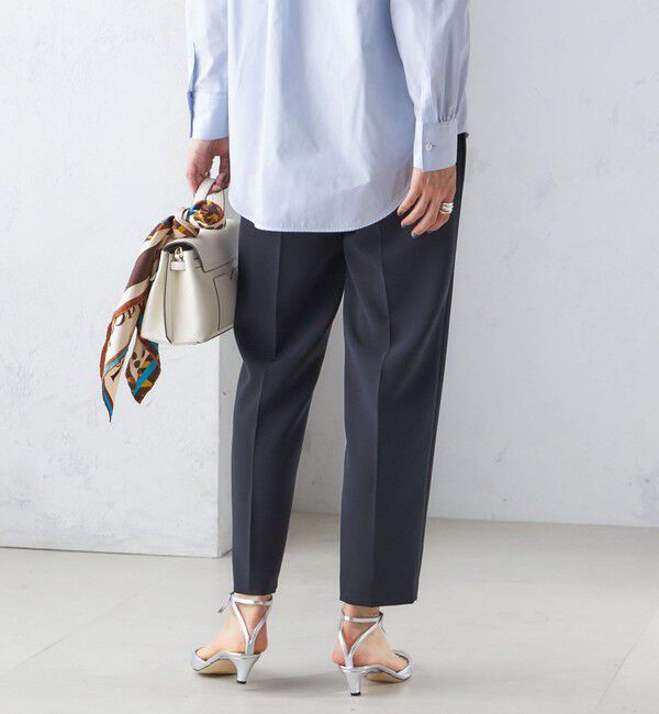 SHIPS for women「〈手洗い可能〉タック テーパード パンツ（セットアップ対応）」|その他|