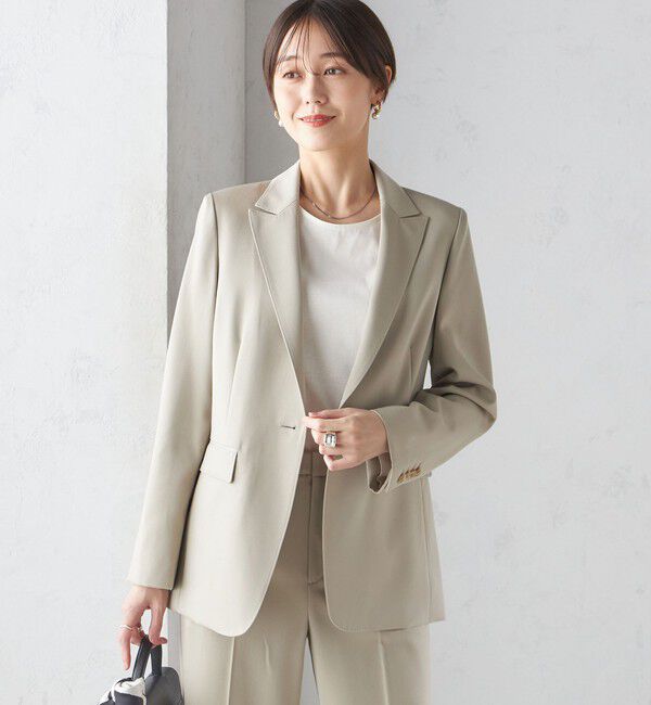 SHIPS for women「タキシード テーラード 1ボタン ジャケット」|テーラードジャケット|
