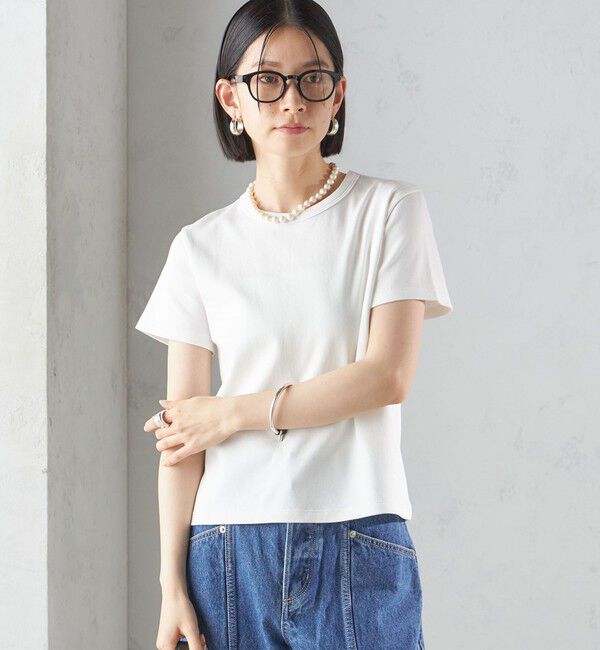 SHIPS for women「《一部追加予約》オーガニック コットン スムース TEE」|Tシャツ・カットソー|