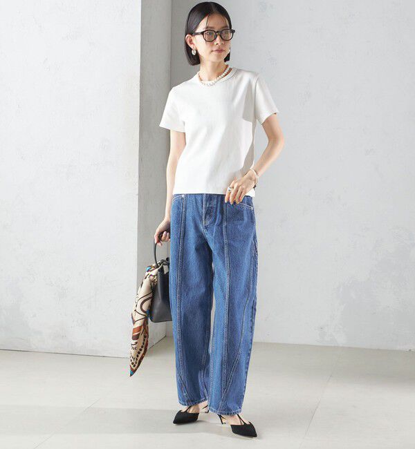 SHIPS for women「《一部追加予約》オーガニック コットン スムース TEE」|Tシャツ・カットソー|