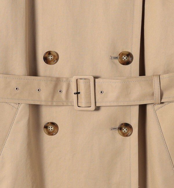 SHIPS for women「SHIPS Primary Navy Label:ギャバ トレンチコート」|トレンチコート|