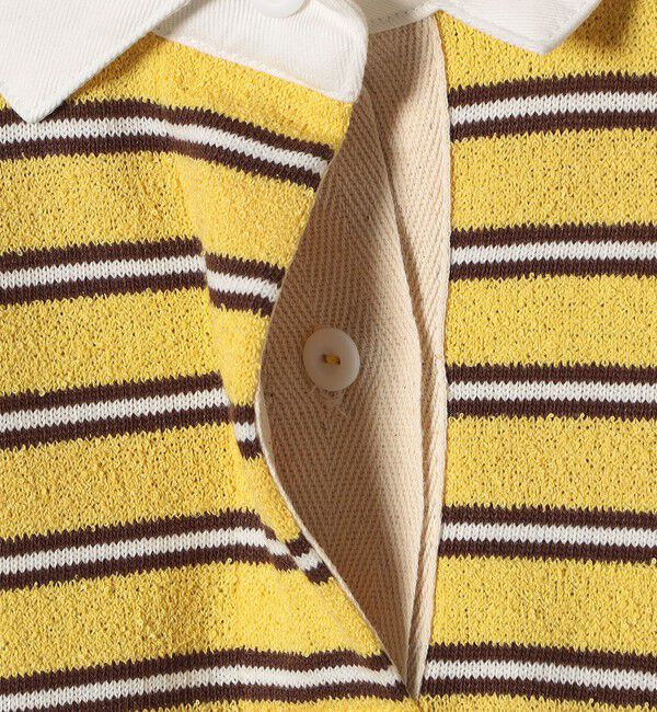 SHIPS any「SHIPS any:〈洗濯機可能〉パイル ボーダー ラガーTEE」|Tシャツ・カットソー|