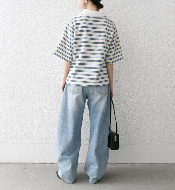 SHIPS any「SHIPS any:〈洗濯機可能〉パイル ボーダー ラガーTEE」|Tシャツ・カットソー|