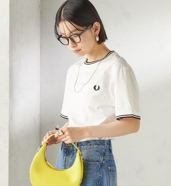 SHIPS for women「FRED PERRY:M1588 TWIN TIPPED TEE」|Tシャツ・カットソー|