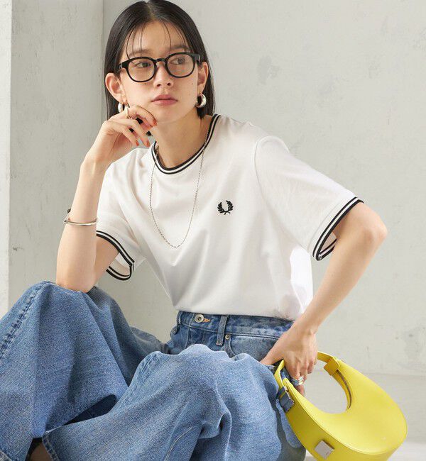 SHIPS for women「FRED PERRY:M1588 TWIN TIPPED TEE」|Tシャツ・カットソー|