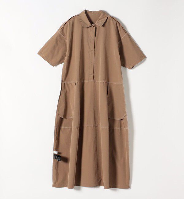 SHIPS any「SHIPS any:〈洗濯機可能〉タイプライター ボリューム シャツ ワンピース」|ワンピース|